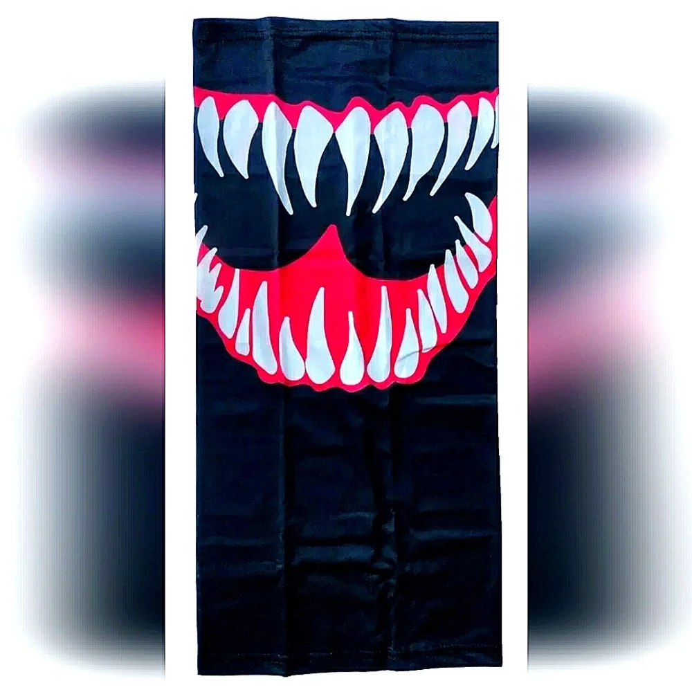 NEW Venom Face Mask Neck Gaiter. BIKERS, Riders, Face, Hair, Cosplay, Skaters.